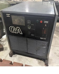 Atlas Copco #GA-111, rotary screw air compressor, 15 HP, 2019 rebuilt