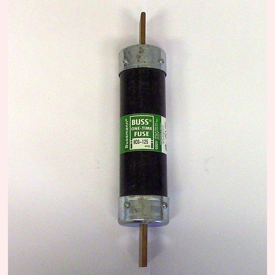 125 Amp 600 Volts Bussmann #NOS-125, One-Time (3 available)