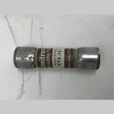 15 Amp 600 Volts Bussmann #KTK-15, Class CC Fuse, Fast Acting
