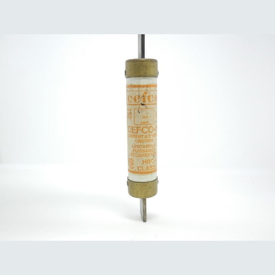 150 Amp 600 Volts Cefco, Class H Fuse, Time Delay