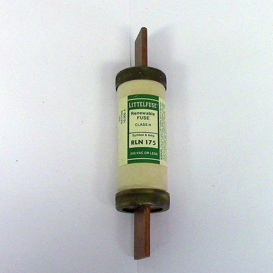 175 Amp 250 Volts Littelfuse #RLN175, Class H Fuse