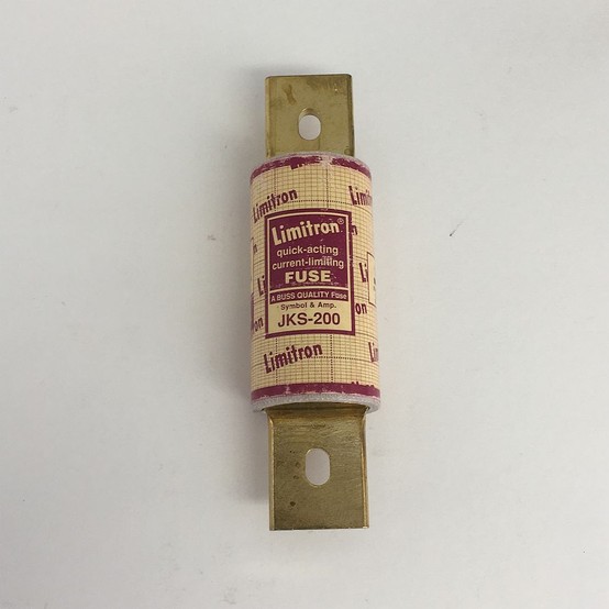 200 Amp 600 Volts Bussmann #JKS-200, Class J Fuse, Fast Acting (8 available)
