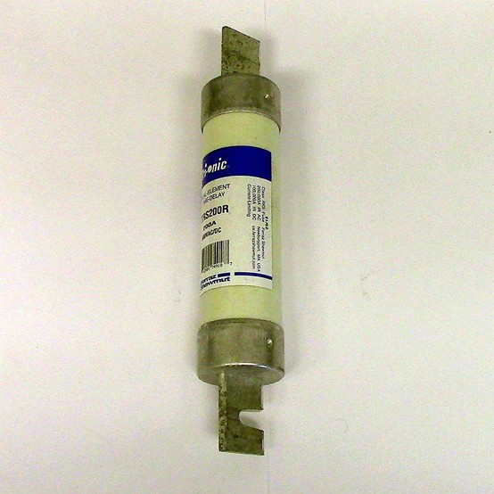 200 Amp 600 Volts Ferraz Shawmut #TRS200R, Class RK-5 Fuse, Dual Element Time Delay (3 available)