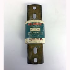 2000 Amp 600 Volts Reliance #LCL2000, Class L Fuse, Time Delay (2 available)