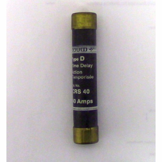 40 Amp 600 Volts Goulds, Type D Fuse, Time Delay (16 available)