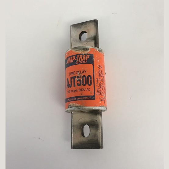 500 Amp 600 Volts Goulds #AJT500, Class J Fuse, Time Delay (4 available)