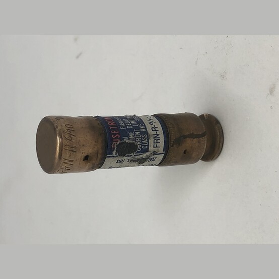 6/10 Amp 250 Volts Bussmann #FRN-R-6/10, Class RK-5 Fuse, Dual Element Time Delay