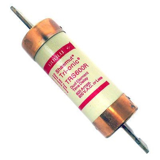 600 Amp 600 Volts Ferraz Shawmut #TRS600R, Class RK-5 Fuse, Dual Element Time Delay (3 available)