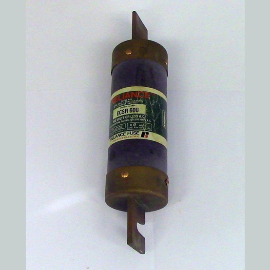 600 Amp 600 Volts Reliance #ECSR600, Class RK-5 Fuse, Dual Element Time Delay (4 available)