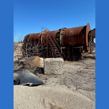120" dia. x 34' long material scrubber, Morrison/Knutson