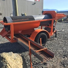 18" dia. x 6.25' long test trommel wash plant, Savona Equipment #ST10