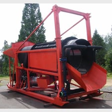 60" dia. x 20' long scrubber trommel wash plant, Savona Equipment #ST120