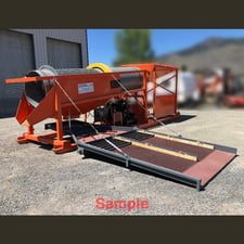 72" dia. x 20' long scrubber trommel wash plant, Savona Equipment #ST200