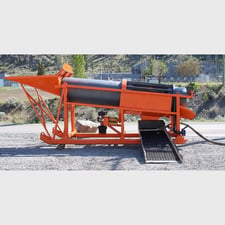 36" dia. x 14' long scrubber trommel wash plant, Savona Equipment #ST50