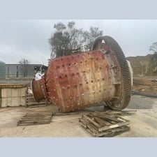 9.8' x 9.2' Hardinge, ball mill, Girth Gear: 192 Tooth, Pinion Gear: 20 Tooth