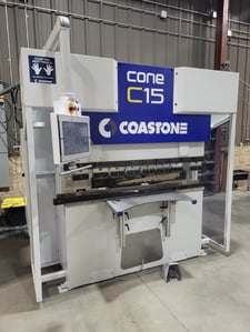48' Ton CNC Coastone C15, 63" Bed, Servo not Hydraulics, Very Nice, 2021