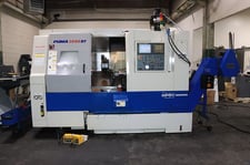 Daewoo Doosan #Puma-2000SY, CNC lathe, 23.6" swing, 8" chuck, 3-jaw, 2.6" bar, 13" diameter, 20.1" turn
