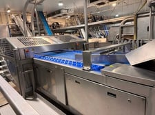 AIT, Refloretting Machine, Stainless Steel, 24" main conveyor width, 10" wide dual pocket conveyors, product