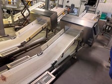 CEIA #THS/M521, Conveyorized Metal Detector, 18" wide x 7.5" high detection aperture, 16" wide integrated