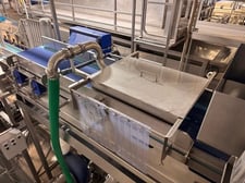 Heinzen, Dewatering Conveyor w/ Air Knife Dryer, 24" wide x 11' long conveyor, 15 HP high-volume blower