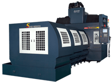 Johnford #DMC-4100H, CNC Moving Table Bridge Mill, 161.4" X Travel, 51.2" Y Travel, 31.5" Z, 45.3" x 165.3"