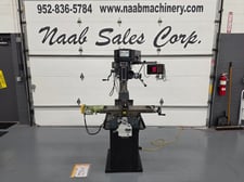 Enco #105-1117, Bench-Type Vertical Mill/Drill, 19.75" X, 7" Y, 8.25" x 28.75" table, 1.25" mild steel