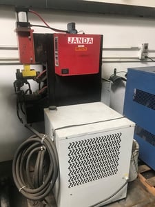 50 KVA Janda #P50-18, Press Type Spot Welder, 12" throat, 8" gap, R134A, 2013
