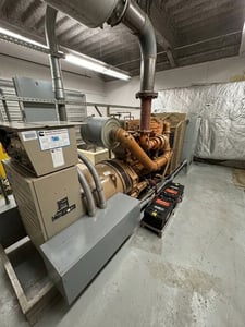 300 KW Cummins Standby Diesel Generator, 375 KVA, 480 Volts, 3 Phase, 1800 RPM, Open Skid