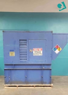 40 KW MagneTek #RD500, Standby Diesel Generator, 120/240 V./480 Volts, 1 & 3 Phase, 835 Hrs, AS IS