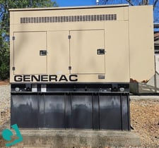 60 KW Generac #0053677, Standby Diesel Generator, 120/240 Volts, 1 Phase, 210 Gal. Tank