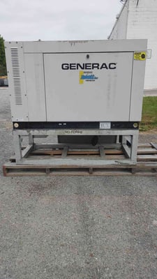30 KW Generac #SG030, Natural Gas/LP Generator, 120/240 Volts, 1 Phase, 692 Hrs