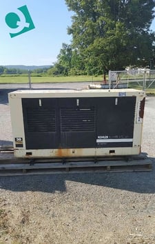 30 KW Kohler #30RZ, Natural Gas Standby Generator, 120/240 Volts, 1 Phase, 692 Hrs