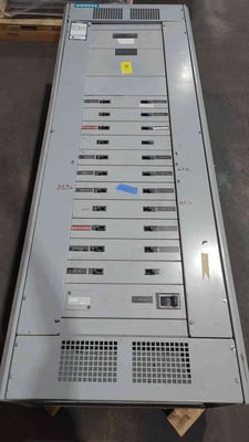 800 Amp. Siemens, SB Switchboard Section, 480 Volts, 3 Phase, w/ 250A, 125A, 100A 3-Pole Breakers