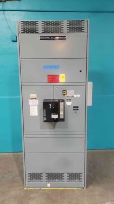 2000 Amps, Square D #QED GFM600, DC Switchboard Battery Disconnect Cabinet, 500 Volts