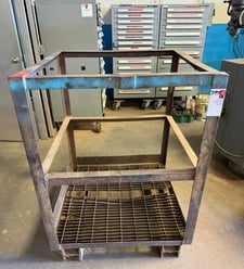 36" width x 36" D x 44" H Custom-Built Lift Platform