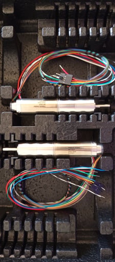 Image for Maxon Motor: two EC-4pole22 precision BLDC drives+encoder+GPX22UP gearbox