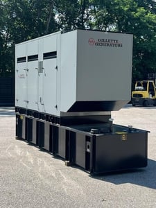 300 KW Gillette #SPVD-3000, standby diesel generator, sound attenuated enclosure, 277/480V, 0 Hours, 2026