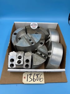 U.S. Shop Tools aluminum chuck jaws, 6 pieces #KT-8200AF, 9 pieces #RKT-8300A