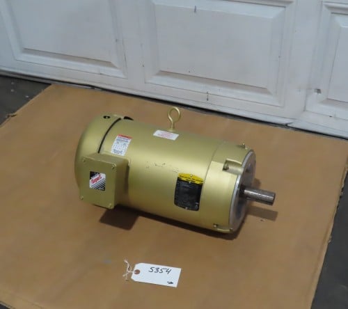 10 HP 1770 RPM Baldor #VEM3714T, Electric Motor, Frame 215TC, 208-230/460 Volts