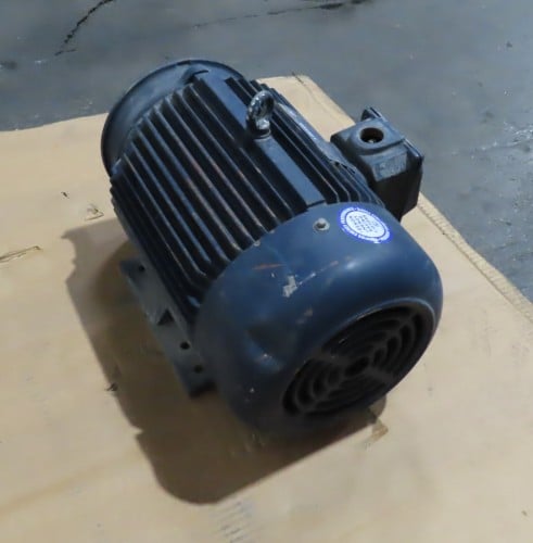 10 HP 3510 RPM Leeson #C215T34FK45C, Electric Motor, Frame 215TC, 208-230/460 Volts