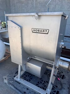 Hobart #4346, Meat Mixer/Grinder, Stainless Steel, 4" grinder discharge diameter, 3/16" perforated die