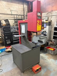 6 Ton, Haeger #618MSP-Le, Hydraulic Insertion Press, 18" throat, 0" stroke, 600-12,000 lb. force range