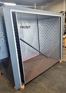72" width x 72" H x 48" L JPW, 500&deg;F electric solvent rated