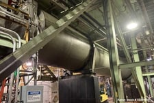 FMC, Rotary Dryer, Sanitary Stainless Steel, 8' diameter x 60' L, Steam Heated, IEP explosion proof, 2007
