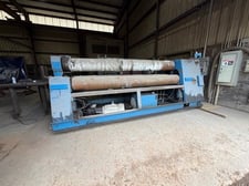 10' x 1/2" Kumla #PV7H, 3-roll Plate Roll, 18.9" diameter top roll, 1977