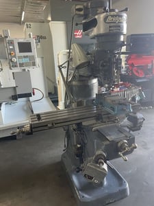 Bridgeport, Vertical Mill, J-head, 80-2720 RPM, 9" x42" table, 6" vise, 3/4 HP