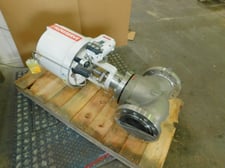 6" Flowserve Valtek #Mark-1, Linear Globe Control Valve, 316 Stainless Steel, Logix 3800, CL300