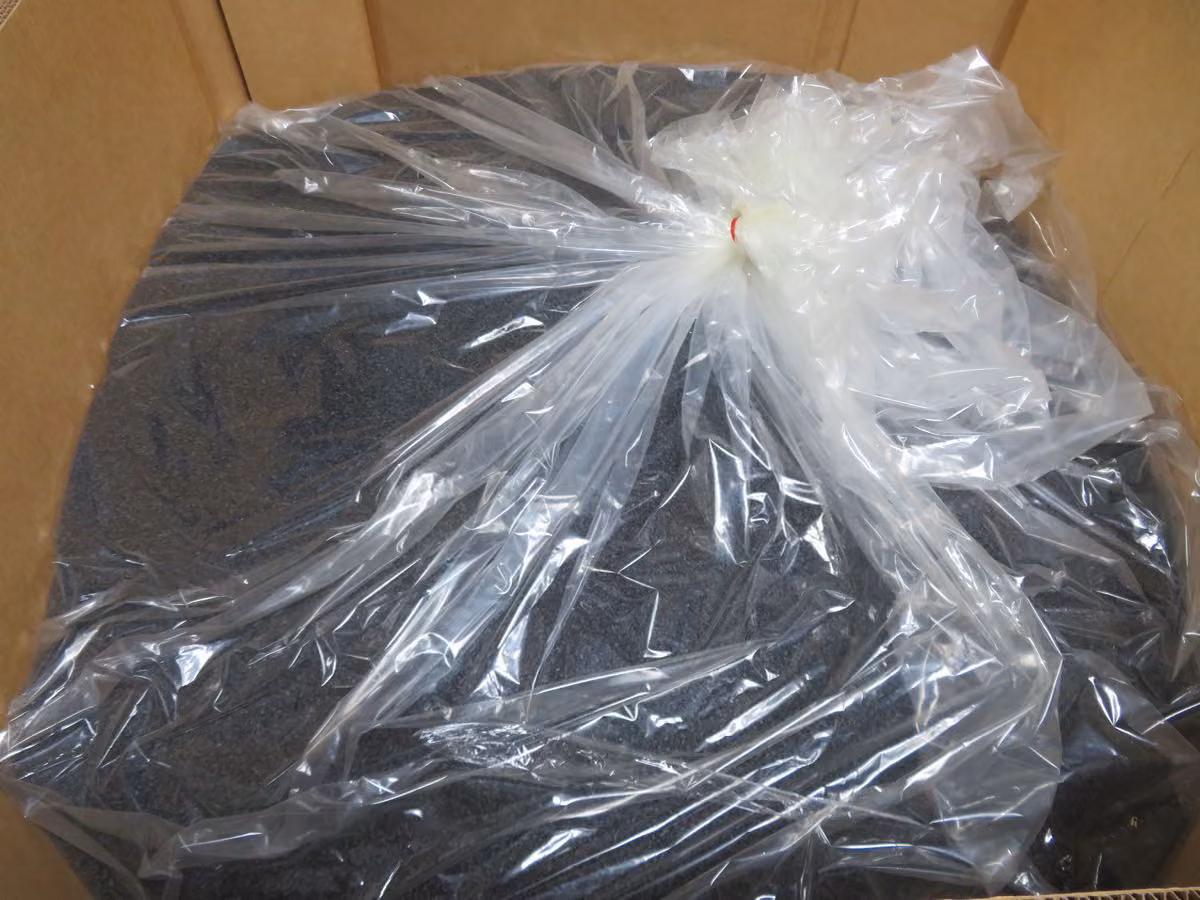 Celanese #3316-ED3002, Flame-Retardant PBT Resin, LOT of 1650 lbs, black, UL 94 V-0, unused