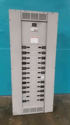 800 Amp. Siemens, S4F75ML800ETS, panelboard, 480 Volts 3 phase, 24 breakers