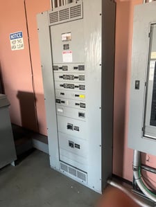 800 Amp. Siemens, Type S4, panelboard, 480 Volts 3 phase, 11 subfeed & 2 mains